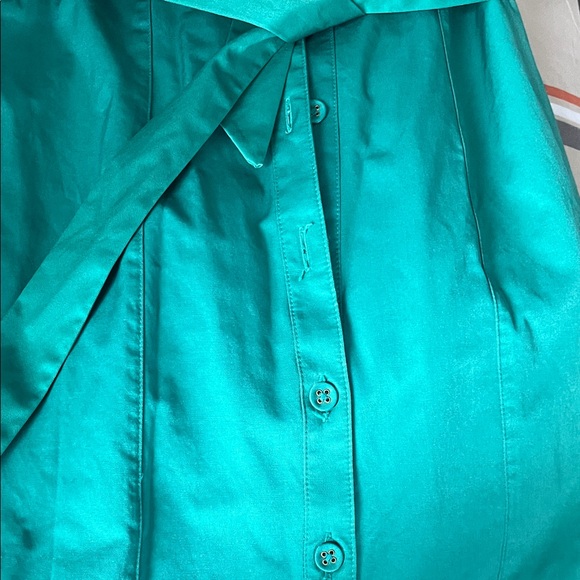 Merona Emerald Green Ruffled Top - Picture 3 of 4